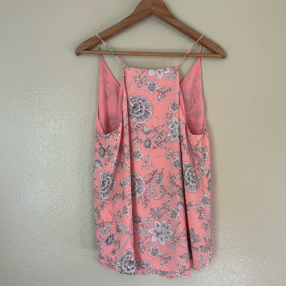 ❇️LOFT Pink Floral Camisole Top 2 for $22❇️ - Picture 4 of 4